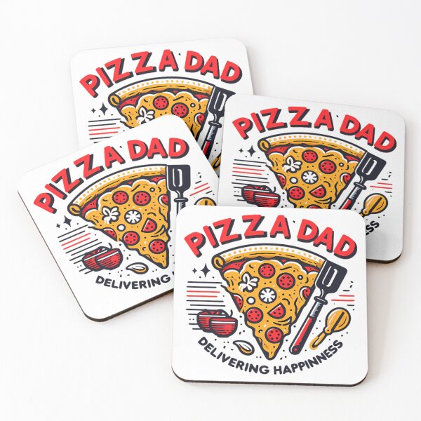 Item preview, Pizza Dad Delivering Happiness Retro T-Shirt designed and sold by DrawDrip.