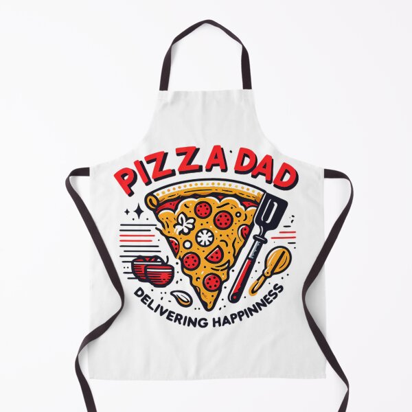 Item preview, Pizza Dad Delivering Happiness Retro T-Shirt designed and sold by DrawDrip.