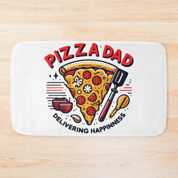 Item preview, Pizza Dad Delivering Happiness Retro T-Shirt designed and sold by DrawDrip.