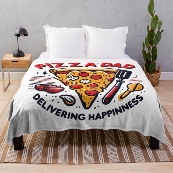 Item preview, Pizza Dad Delivering Happiness Retro T-Shirt designed and sold by DrawDrip.
