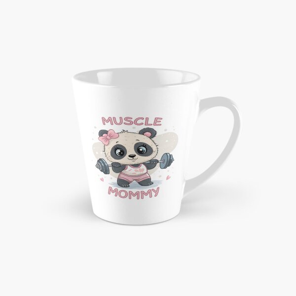 Item preview, Cute Pink Bow Panda – Muscle Mommy Weightlifting Gym Design designed and sold by PLisasPets.