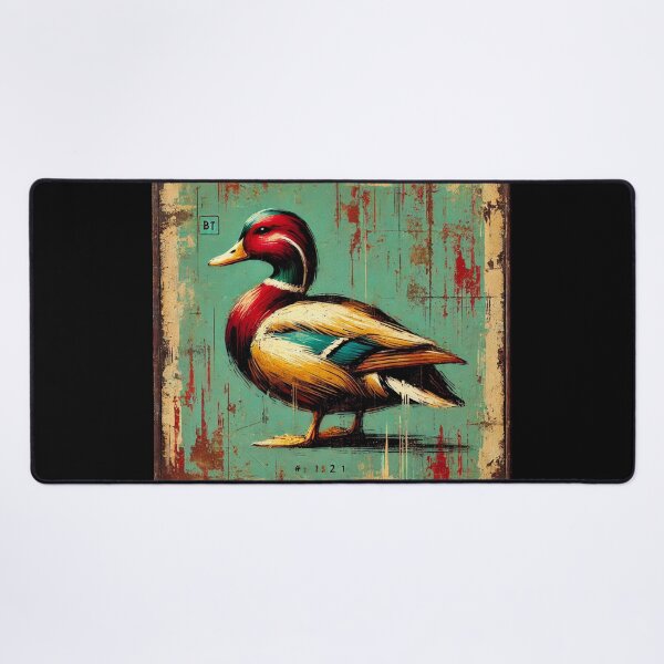 Item preview, Duck Retro Animal Illustration Vintage Art designed and sold by Galskap.