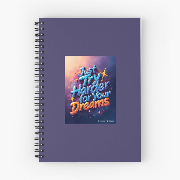 Item preview, Just Try Harder for your Dreams designed and sold by ShipDrop.
