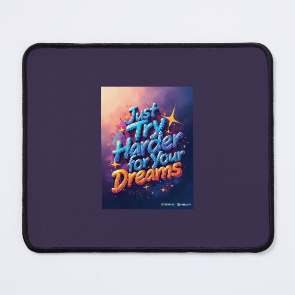 Item preview, Just Try Harder for your Dreams designed and sold by ShipDrop.