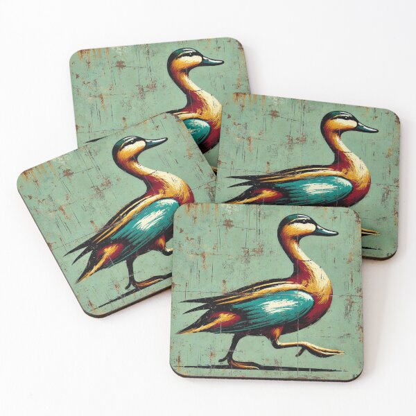 Item preview, Duck Retro Animal Illustration Vintage Art designed and sold by Galskap.
