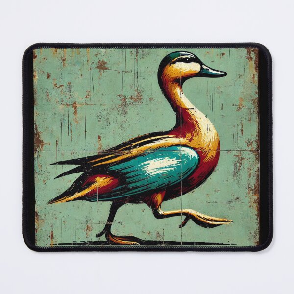 Item preview, Duck Retro Animal Illustration Vintage Art designed and sold by Galskap.