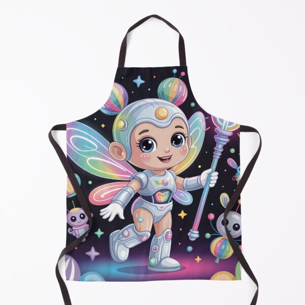 Item preview, Robot Fairy Kid at Futuristic Carnival – Cute High-Tech designed and sold by DualEnergy.