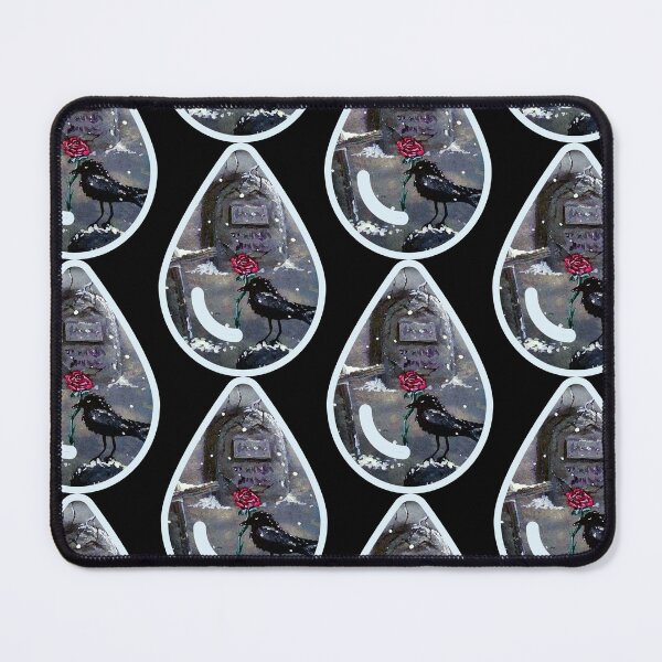 Item preview, Crow Raven Rose Graveyard Cemetery designed and sold by MLanestudio.