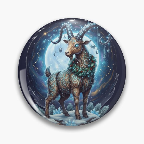 Item preview, Winter Yule Goat Wiccan Christmas designed and sold by Lia Vina.