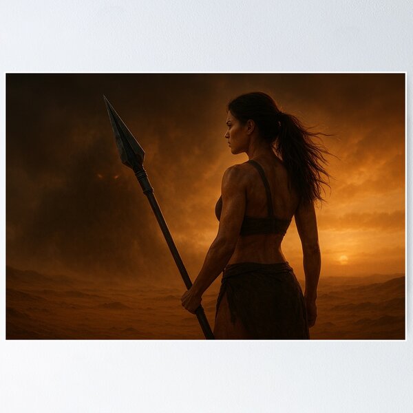 Item preview, Desert Huntress at Dusk designed and sold by NorseDrip.