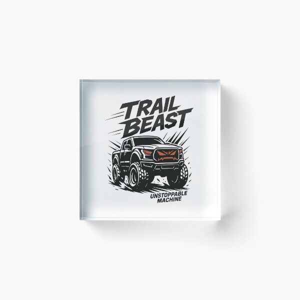 Item preview, Trail Beast Unstoppable Machine Offroad Truck designed and sold by SnappyPNG.