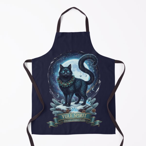 Item preview, Winter Yule Cat Wiccan Christmas designed and sold by Lia Vina.