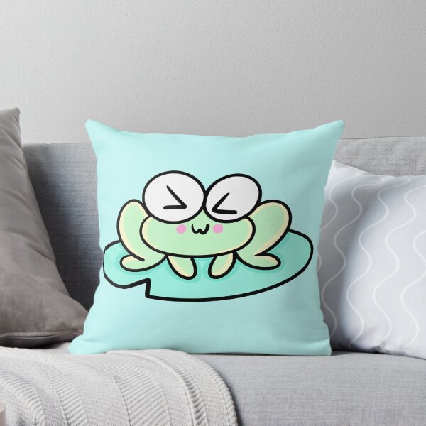 Item preview, Kawaii embarrassed frog - Funny and cheerful frog design designed and sold by SolarWayfarer.
