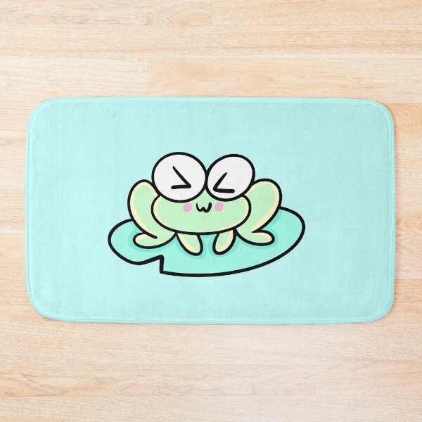 Item preview, Kawaii embarrassed frog - Funny and cheerful frog design designed and sold by SolarWayfarer.