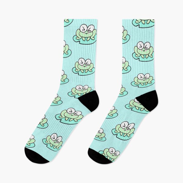Item preview, Kawaii embarrassed frog - Funny and cheerful frog design designed and sold by SolarWayfarer.