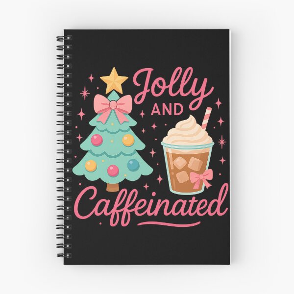 Item preview, Jolly and Caffeinated - Christmas Coffee designed and sold by ZBIFBOUETLA.