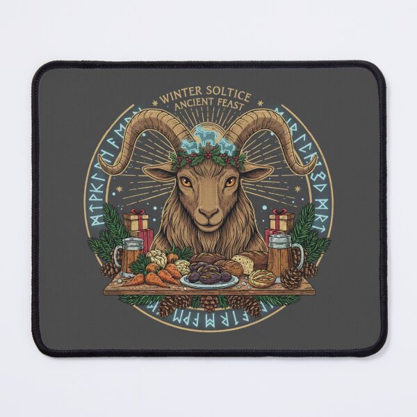 Item preview, Yule Goat Wiccan Christmas Sabbat designed and sold by Lia Vina.