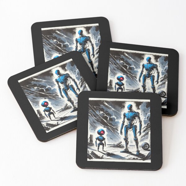 Item preview, Futuristic Humanoid Robot designed and sold by TEEJAMBOREE.