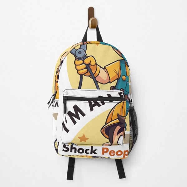 Item preview, I Shock People for a Living – Funny Electrician Cartoon T-Shirt designed and sold by Design-Pro-21.