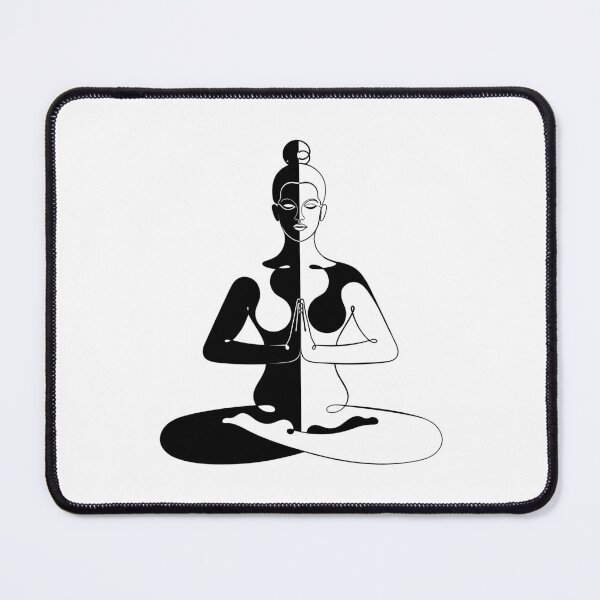 Item preview, Aesthetic Easy Pose – Sukhasana – Shadow Art designed and sold by altandesign.