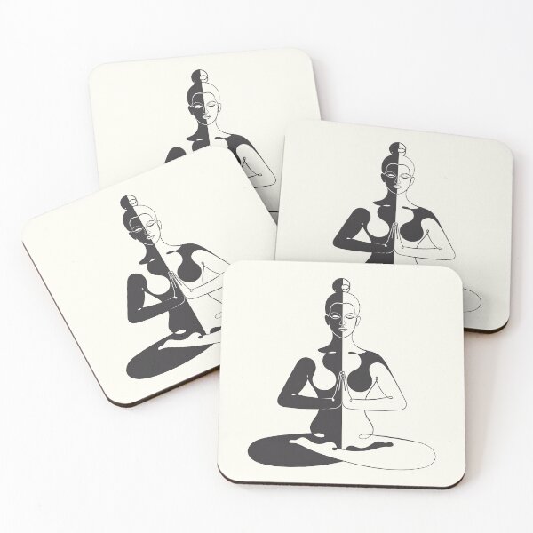 Item preview, Aesthetic Easy Pose – Sukhasana – Shadow Art designed and sold by altandesign.