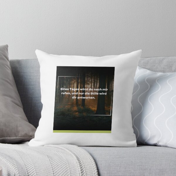 Item preview, “One day – a literary saying about silence” designed and sold by OlaahWords.