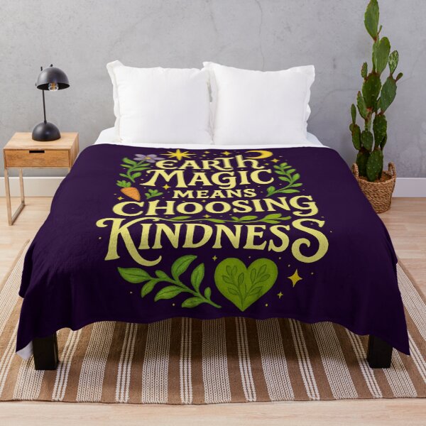 Item preview, Earth Magic Means Choosing Kindness designed and sold by Miagolio.