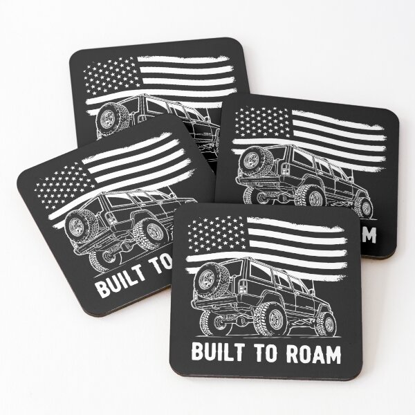 Item preview, Built To Roam Cherokee XJ T-Shirt W designed and sold by Off-Road-Zone.