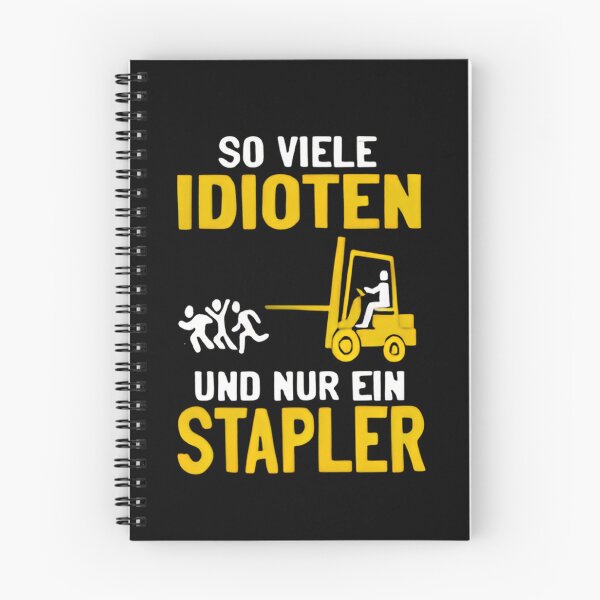 Item preview, So Viele Idioten Und Nur Ein Stapler – Lustiger Gabelstapler Spruch designed and sold by Colorful-Garden.