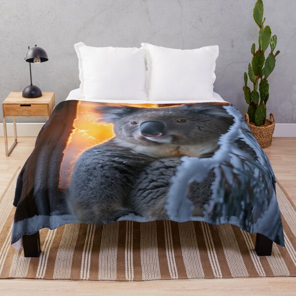 Item preview, Winter Koala at the Window – Soft Snow Glow designed and sold by Erika Kaisersot.