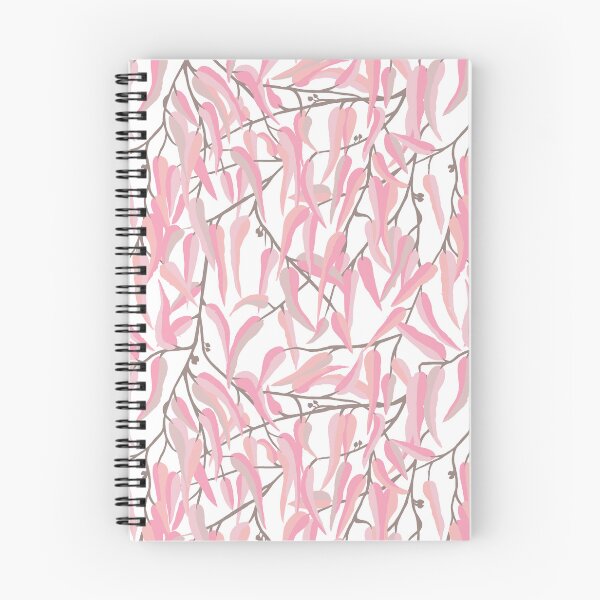 Item preview, Gumleaves - Painted Leaves - pink white designed and sold by Stephanie Fiona Design.