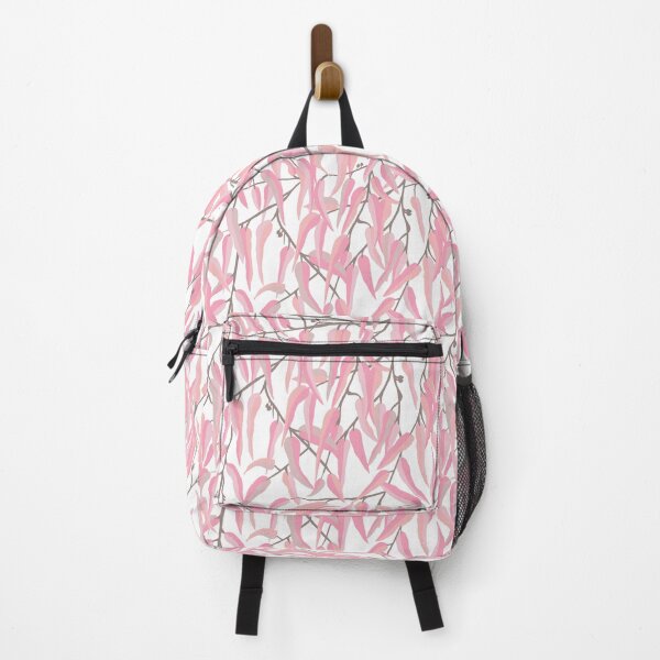 Item preview, Gumleaves - Painted Leaves - pink white designed and sold by Stephanie Fiona Design.