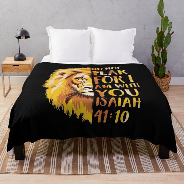 Item preview, Do Not Fear For I Am With You Bible Verse Christian Lion designed and sold by KarimSoCute.