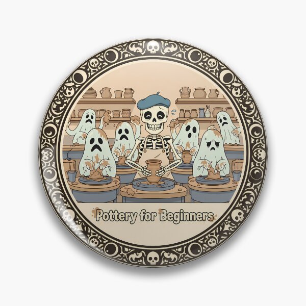 Item preview, Pottery Skeleton Teacher and his Ghost Clas designed and sold by GREENZ0NE.