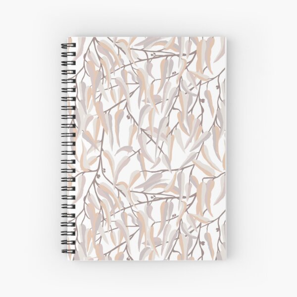 Item preview, Gumleaves - Painted Leaves - neutral white designed and sold by Stephanie Fiona Design.