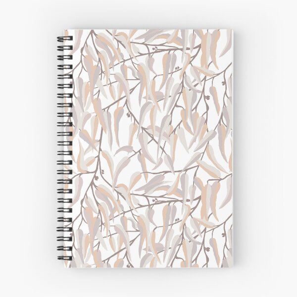 Item preview, Gumleaves - Painted Leaves - neutral white designed and sold by Stephanie Fiona Design.