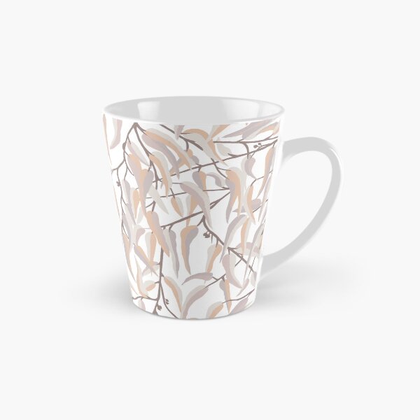 Item preview, Gumleaves - Painted Leaves - neutral white designed and sold by Stephanie Fiona Design.