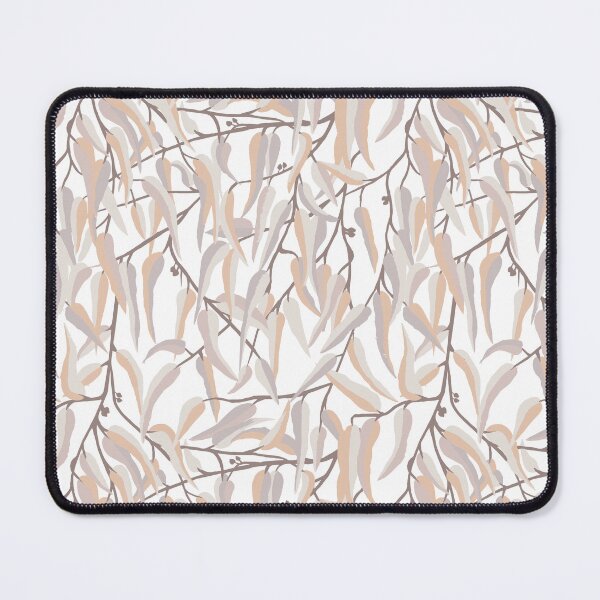 Item preview, Gumleaves - Painted Leaves - neutral white designed and sold by Stephanie Fiona Design.