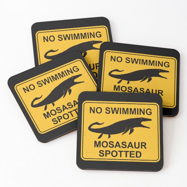Item preview, Mosasaur - No Swimming! designed and sold by IncognitoMode.