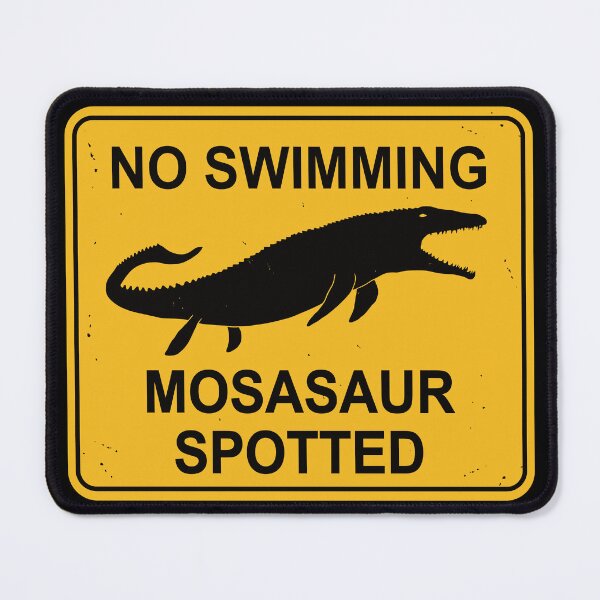 Item preview, Mosasaur - No Swimming! designed and sold by IncognitoMode.