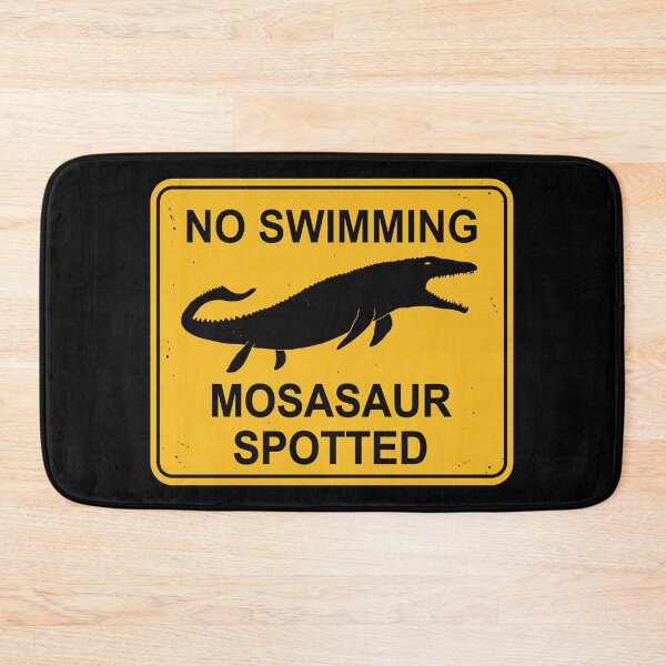 Item preview, Mosasaur - No Swimming! designed and sold by IncognitoMode.