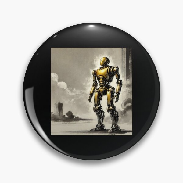 Item preview, Futuristic Humanoid Robot designed and sold by TEEJAMBOREE.