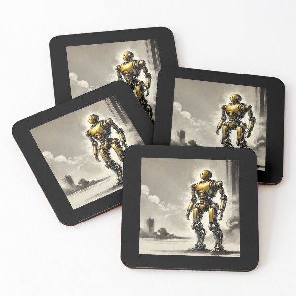 Item preview, Futuristic Humanoid Robot designed and sold by TEEJAMBOREE.