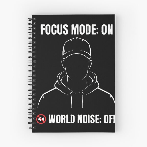 Item preview, Focus Mode On: World Noise Off - Silent Productivity Mindset designed and sold by Choploop.