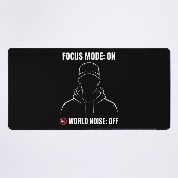Item preview, Focus Mode On: World Noise Off - Silent Productivity Mindset designed and sold by Choploop.