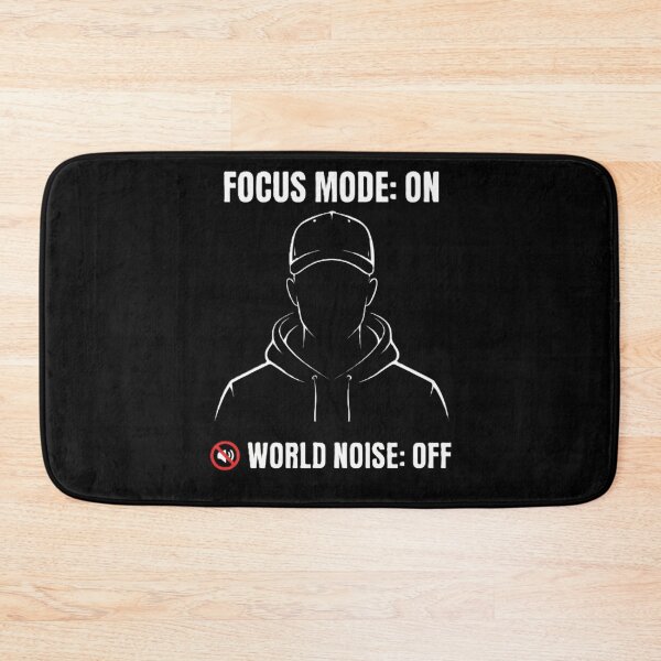 Item preview, Focus Mode On: World Noise Off - Silent Productivity Mindset designed and sold by Choploop.