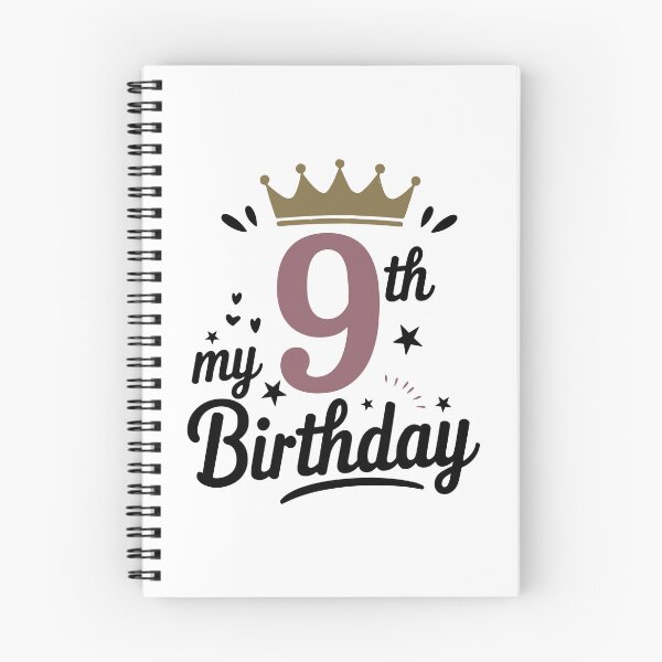 Item preview, My 9th Birthday Kids Party designed and sold by Steele-Art.