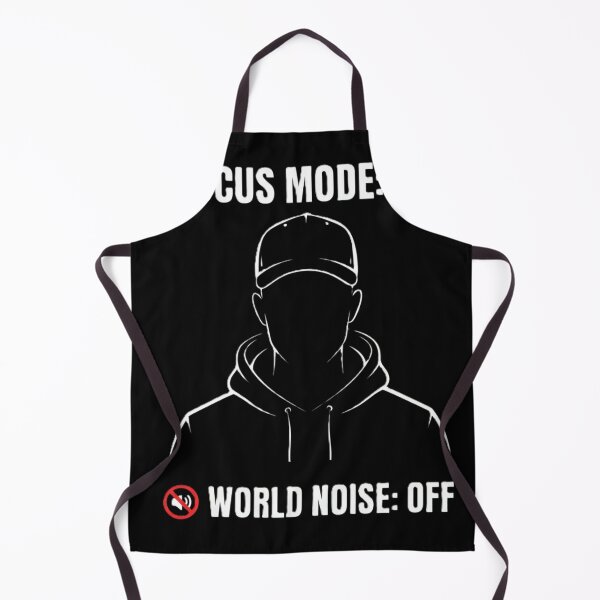 Item preview, Focus Mode On: World Noise Off - Silent Productivity Mindset designed and sold by Choploop.