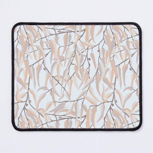 Item preview, Gumleaves - Painted Leaves - neutral blue designed and sold by Stephanie Fiona Design.