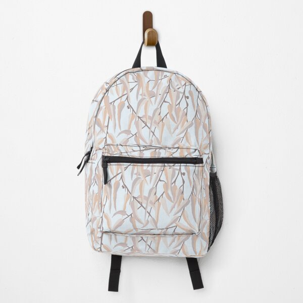 Item preview, Gumleaves - Painted Leaves - neutral blue designed and sold by Stephanie Fiona Design.